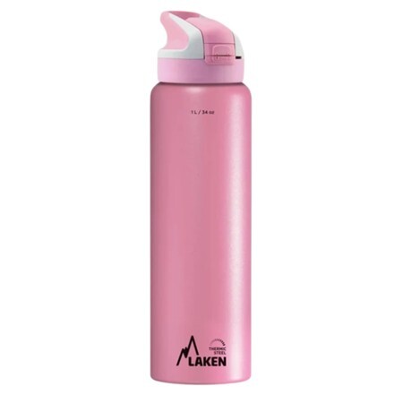 Laken Botella Termo Acero Inox Summit 1 L Rosa Coral